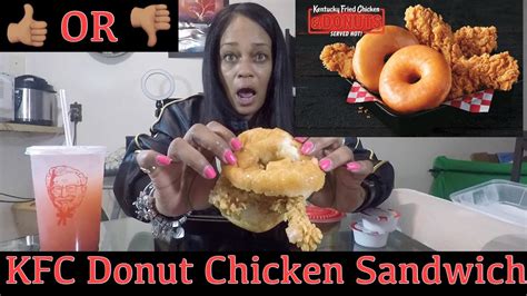 Kfc Donut Chicken Sandwich Review Road To 5k Eat Show 목강 Youtube