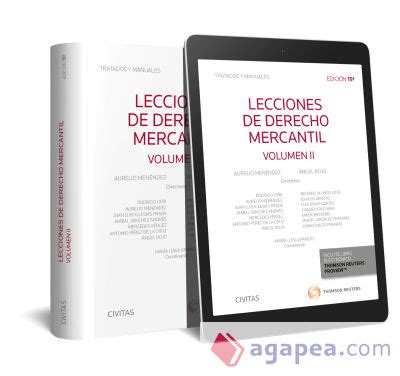 LECCIONES DE DERECHO MERCANTIL VOL II 2017 AURELIO MENENDEZ MENENDEZ