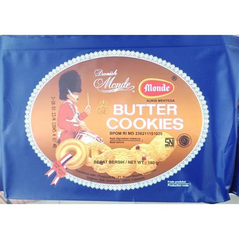 Jual Monde Butter Cookies 150gr Shopee Indonesia