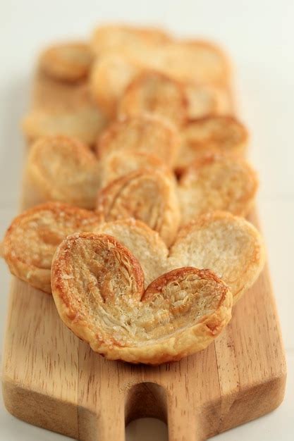 Galletas De Mantequilla De Palma O Oreja Hechas De Pasteler A Conocida