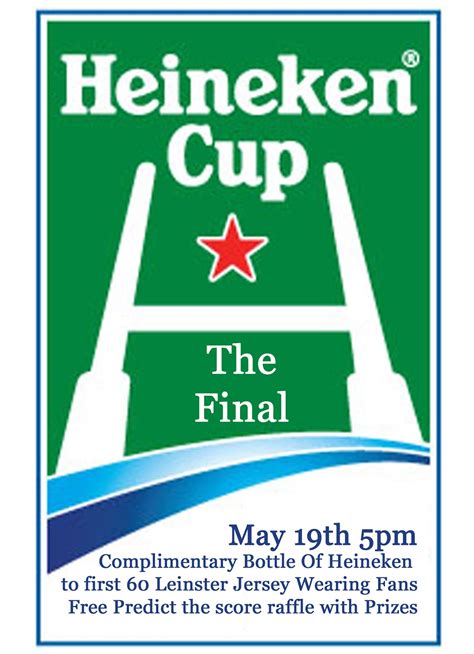 F.X.BUCKLEY. Bull & Castle: Heineken Cup Final on Big Screen