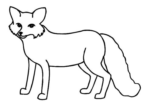 Fox Black And White Clipart | Free download on ClipArtMag