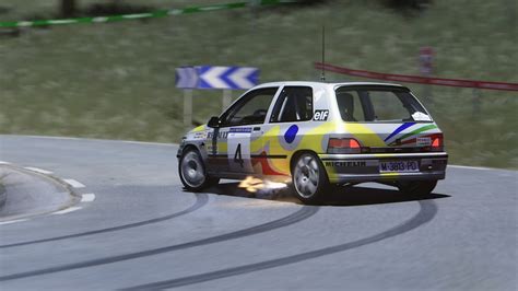 Renault Clio Williams Rally Assetto Corsa Night Stage YouTube