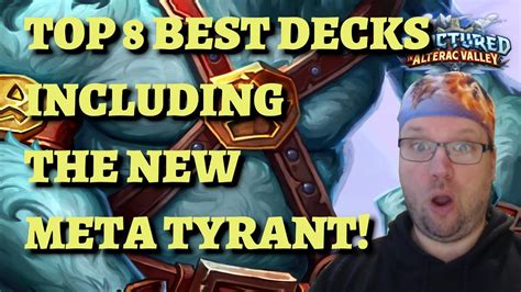 TOP 8 BEST Hearthstone Meta Decks And A New META TYRANT Fractured In