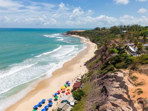 Premium Photo Aerial Photo Of Praia Do Amor In Tibau Do Sul Rio