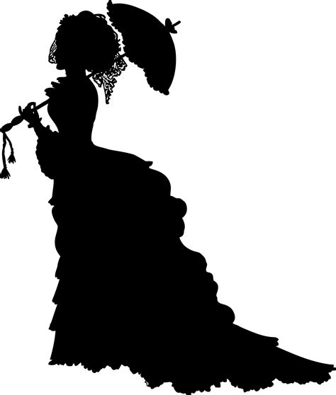 Victorian Silhouette - ClipArt Best