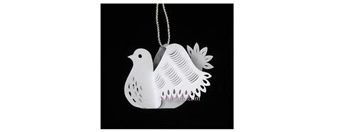 3D Paper Dove Diy Mashustic