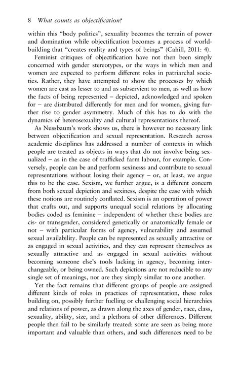 Objectification On The Difference Between Sex And Sexism Vector S