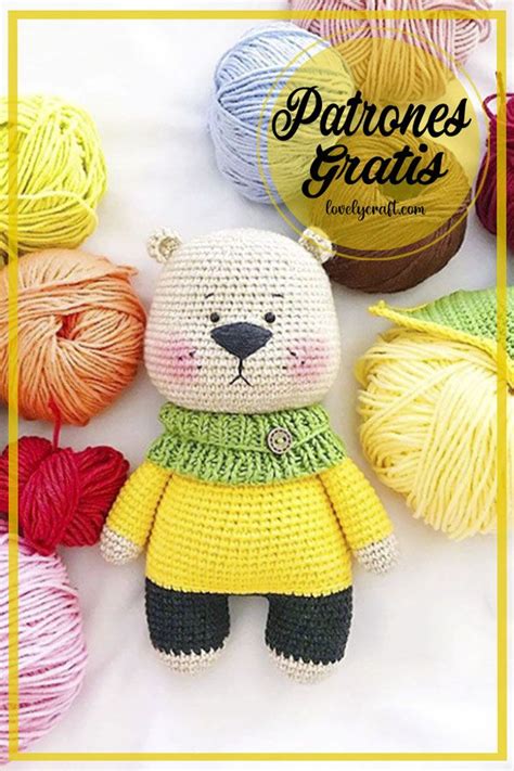 Oso de miel amigurumi muñeca ganchillo patrones gratis Diy Crochet Toys