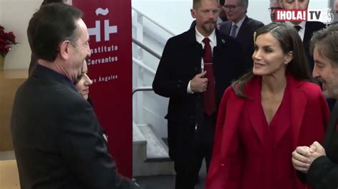 La Reina Letizia Viaja A Los Ngeles Para Inaugurar El Instituto