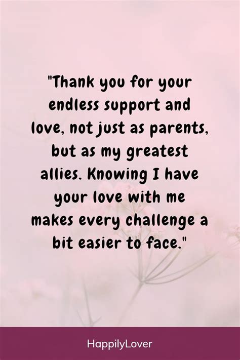 120 Heartfelt Thank You Messages And Quotes For Parents Happily