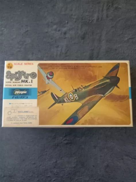 Maquette Avion Hasegawa Spitfire Super Marine Mk I Royal Air Force