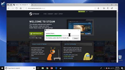 Downloading And Installing Steam On Windows 10 Youtube