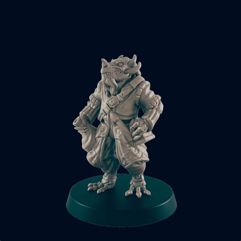 NPC Dragonborn Male Merchant 3D Print Resin Scale Dnd Etsy Australia