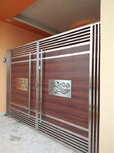 Modern Stainless Steel Hpl Main Gate For Home At Rs 550 Sq Ft In