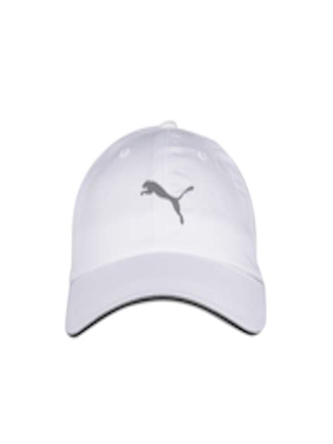 Buy Puma Unisex White Solid Polyester Reflective Visor Baseball Cap