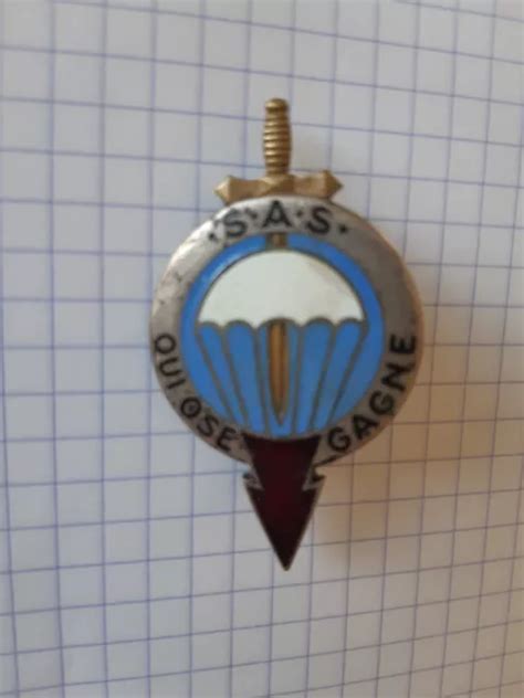 Insigne 1ere Demi Brigade Sas Parachutiste Eur 11000 Picclick Fr