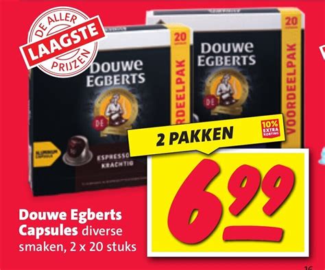 Douwe Egberts Capsules 2 X 20 Stuks Aanbieding Bij Nettorama