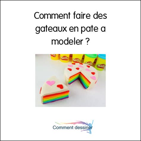 Comment faire des gâteaux en pâte à modeler Comment faire