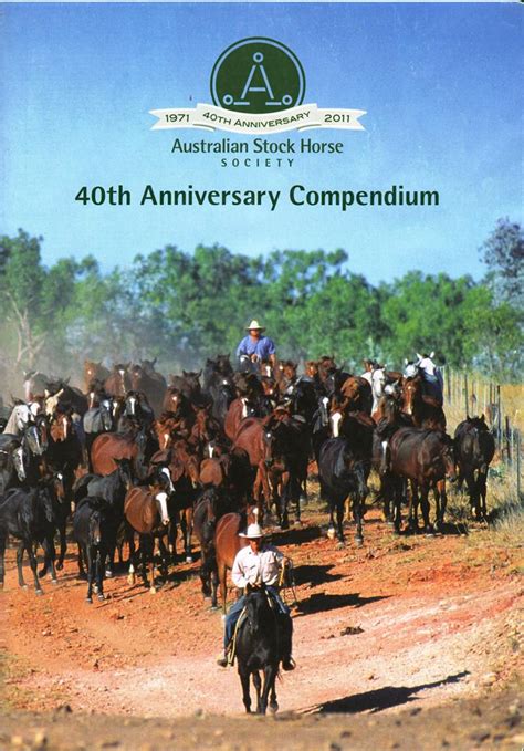 Australian Stock Horse Society 40th Anniversary Compendium Scone Vet