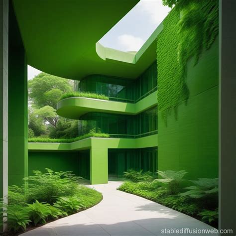 Eco-friendly Architecture Design | Stable Diffusion en línea