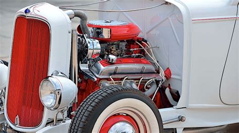 Pure White 1932 Ford Coupe Street Rod Looks Ready For A Wedding