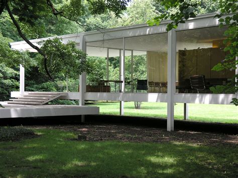 Behind The Tour Farnsworth House · Chicago Architecture Center Cac