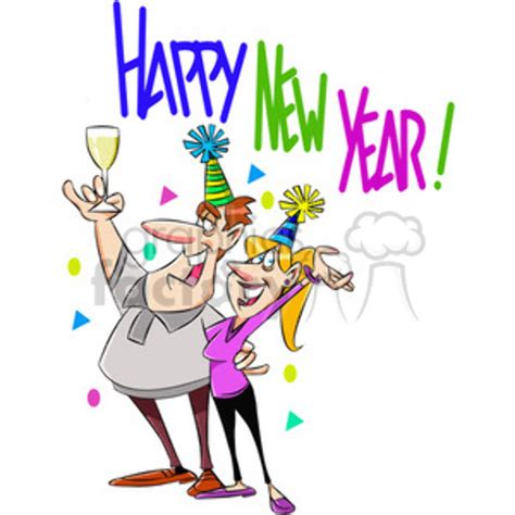 Download High Quality happy new year clipart cartoon Transparent PNG Images - Art Prim clip arts ...