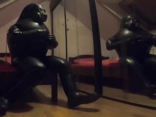 Inflated And Deflated In Cyborg Heavy Rubber Suit From MD Latex Pornhub Gay