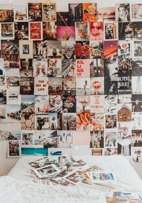 Personalized Wall Collage Kit 40 Images Etsy Photo Walls Bedroom