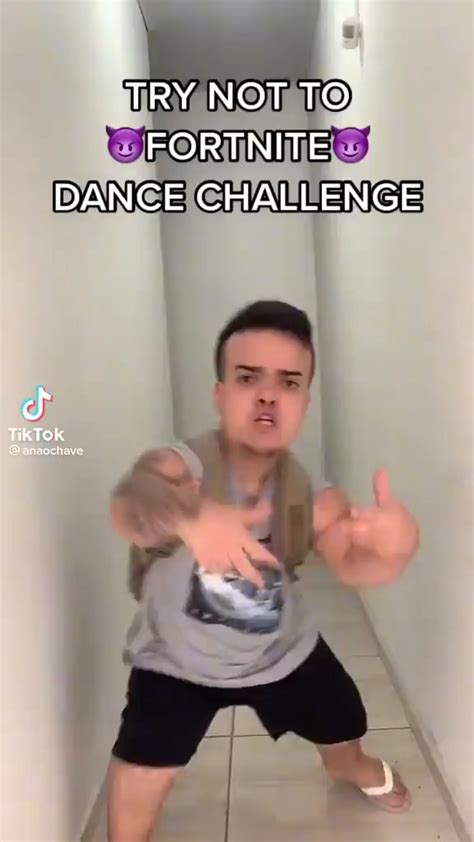 TRY NOT TO FORTNITE DANCE CHALLENGE TikTok - iFunny