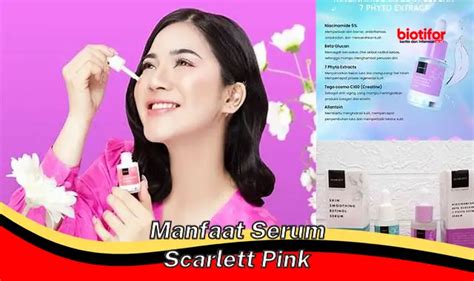 5 Manfaat Serum Scarlett Pink Yang Perlu Kamu Ketahui Biotifor