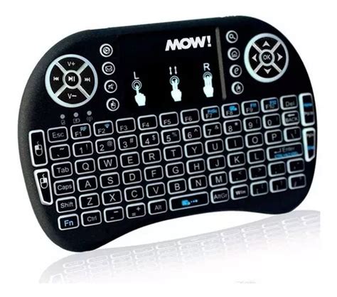 Mini Teclado Inalambrico Retroiluminado Led Smart Tv Android Mercadolibre