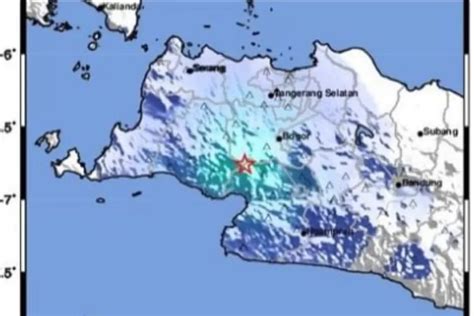 Gempa Bumi M 4 7 Guncang Kabupaten Sukabumi Getaran Terasa Hingga