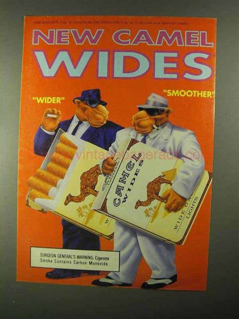 1992 Camel Wides Cigarettes Ad Joe Camel CO1066