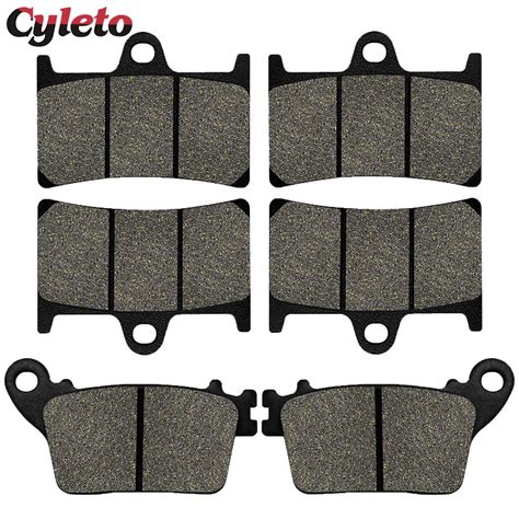 Cyleto Motorcycle Parts Front Or Rear Brake Pads For Yamaha YZFR1 YZF