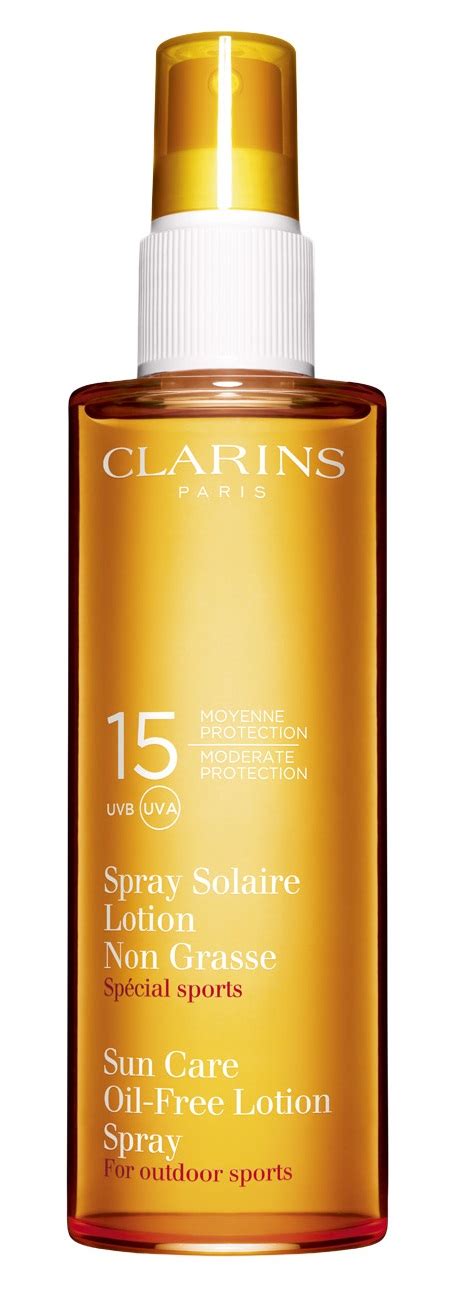 Spray Solaire Lotion Non Grasse Moyenne Protection Uva Uvb Clarins