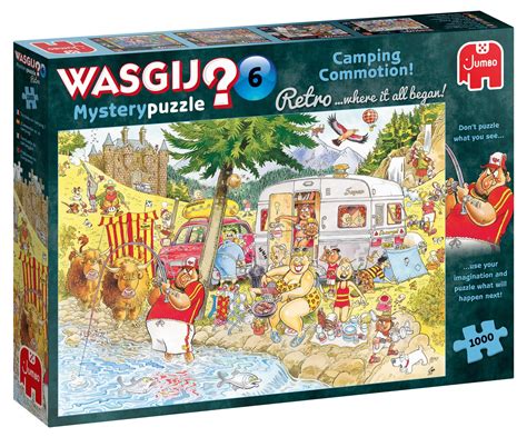 Puzzle Wasgij Commozione In Campeggio Pezzi