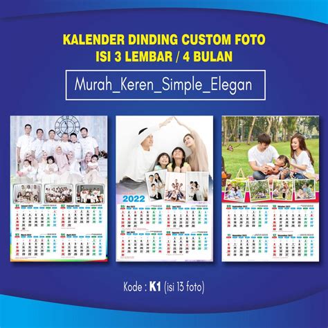 Jual Kalender Custom Foto Kalender 2022 Dan 2023 Jawa Masehi Cloobx Hot Girl