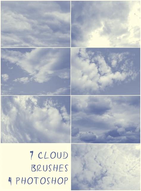 Clouds Photoshop Brushes | PSDDude