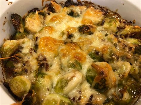 Cheesy Bacon Brussel Sprouts — Simple Fun Keto