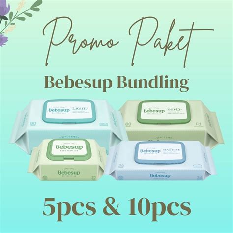 Jual Paket Hemat Bebesup Tisu Basah Bayi Baby Wipes Tissue Baby Asli