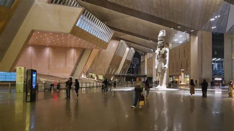 The Statue Of Ramesses Ii In The Grand Egyptian Museum Or Giza Museum