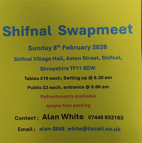 Events from November 16, 2025 – December 7, 2025 › Swapmeet/Auction