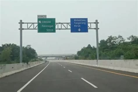 Ruas Tol Serang Panimbang Km Ditarget Rampung Serap Anggaran