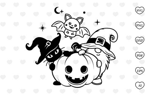 Pumpkin And Friend Halloween Svg Graphic By Tadashop Design · Creative