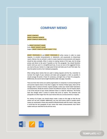 Company Memo 17 Examples Format How To Make Pdf