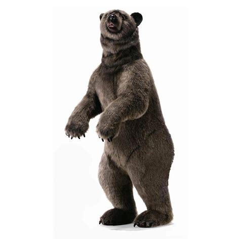 Hansa Life-Sized Standing Grizzly Bear Plush | The Green Head