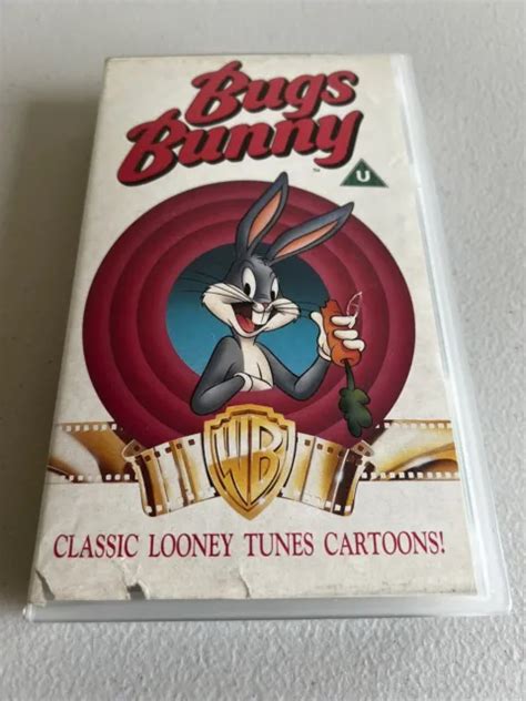 Looney Tunes Bugs Bunny Vhs 1990 Pal Vintage 9 Dessins Animés