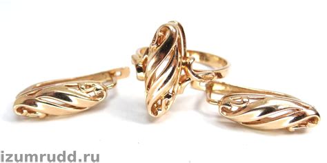 Золотой комплект 585 пробы